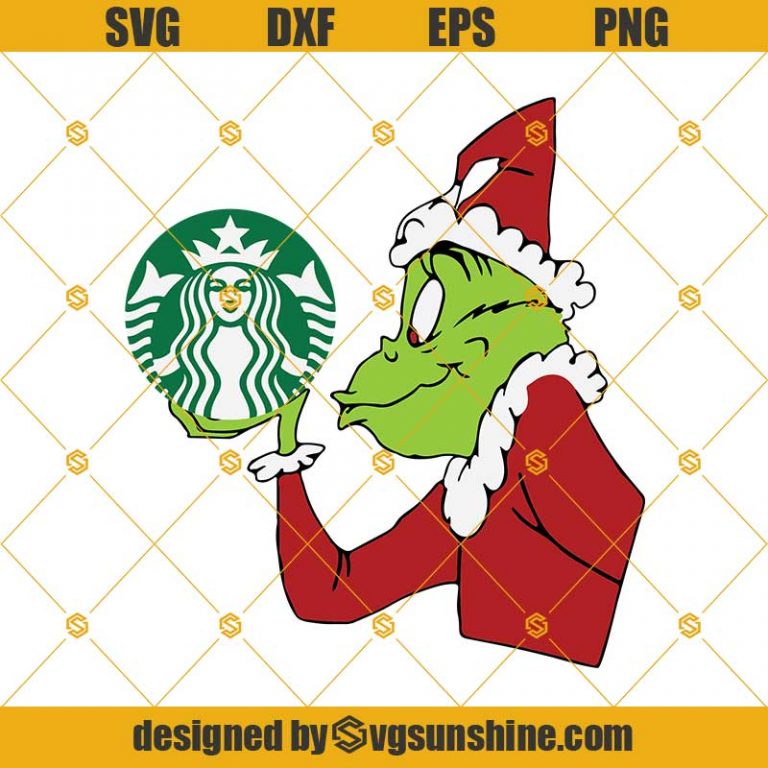 Grinch Christmas Starbucks Logo SVG Christmas Starbuck Cold Cup SVG