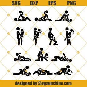 Sex Svg Sexual Positions Svg Fuck Positions Svg Sex Silhouette