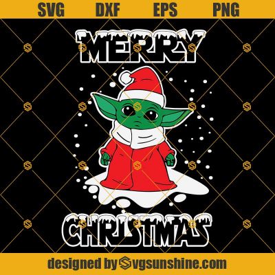 A Cute Christmas Baby Yoda Svg Merry Christmas Svg Baby Yoda Santa