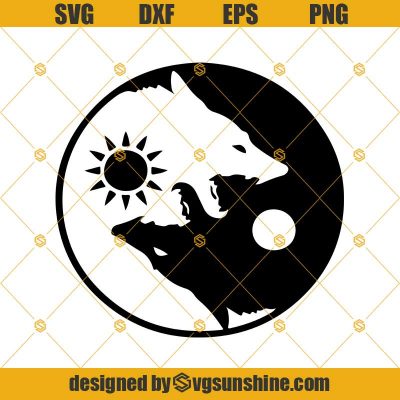 Fenrir The Wolf Svg Rune Decal Circle Norse Vinyl Nordic Viking