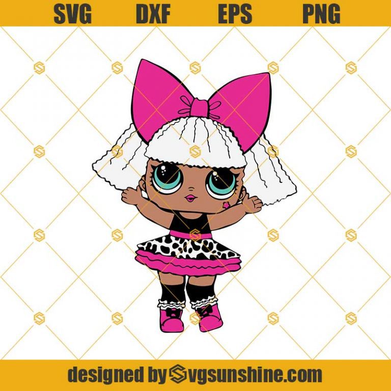 Diva Glitter Svg Lol Surprise Dolls Svg Lol Doll Svg Png Dxf Eps