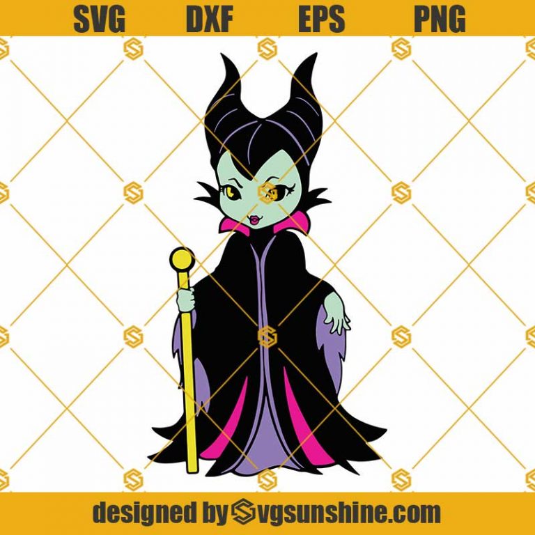 Maleficent Svg Evil Queen Svg Disney Villain Svg Witch Svg