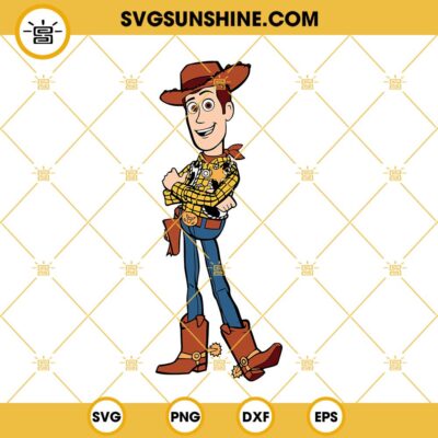 Woody Toy Story Svg Png Dxf Eps Cut Files For Cricut Silhouette