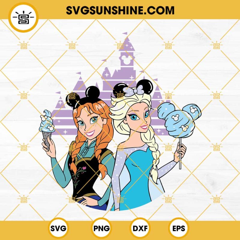 Frozen Elsa And Anna Svg Frozen Svg Disneyland Ears Svg Disney