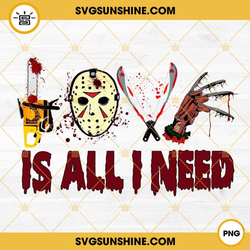 Horror Love Is All I Need Png Freddy Krueger Glove Png Jason Mask Png