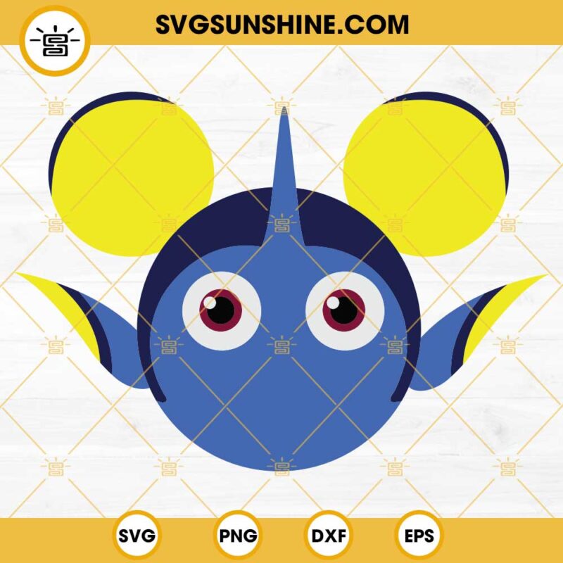 Finding Nemo Svg Marlin Svg Dory Svg Disney Ears Svg Png Dxf Eps Clipart