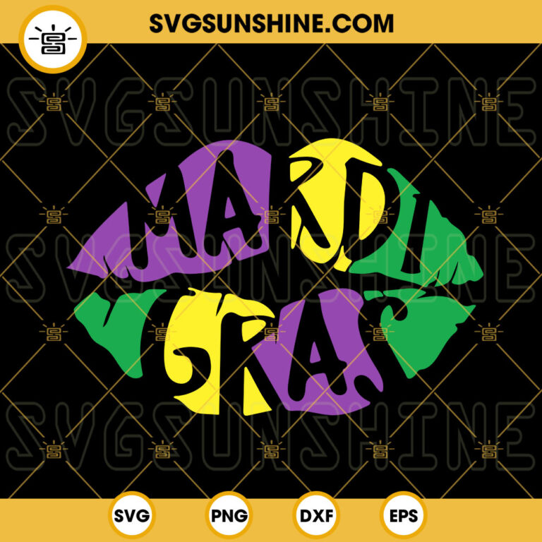 Mardi Gras Lips Svg Mardi Gras Kiss Svg Mardi Gras Svg Png Dxf Eps