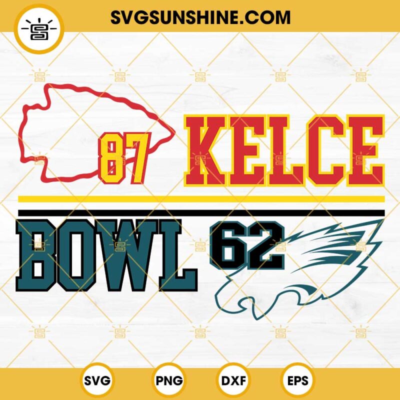 Kelce Bowl 2023 SVG Travis Kelce 87 SVG Kansas City Chiefs SVG Kc