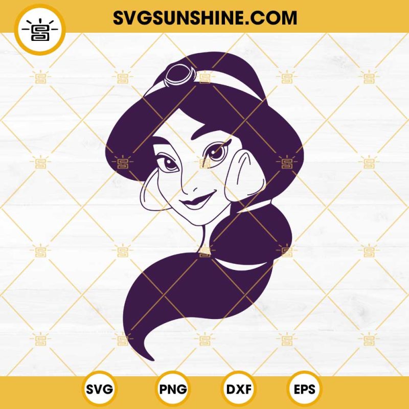 Jazmin Disney SVG Jasmine Aladdin SVG PNG DXF EPS Cricut