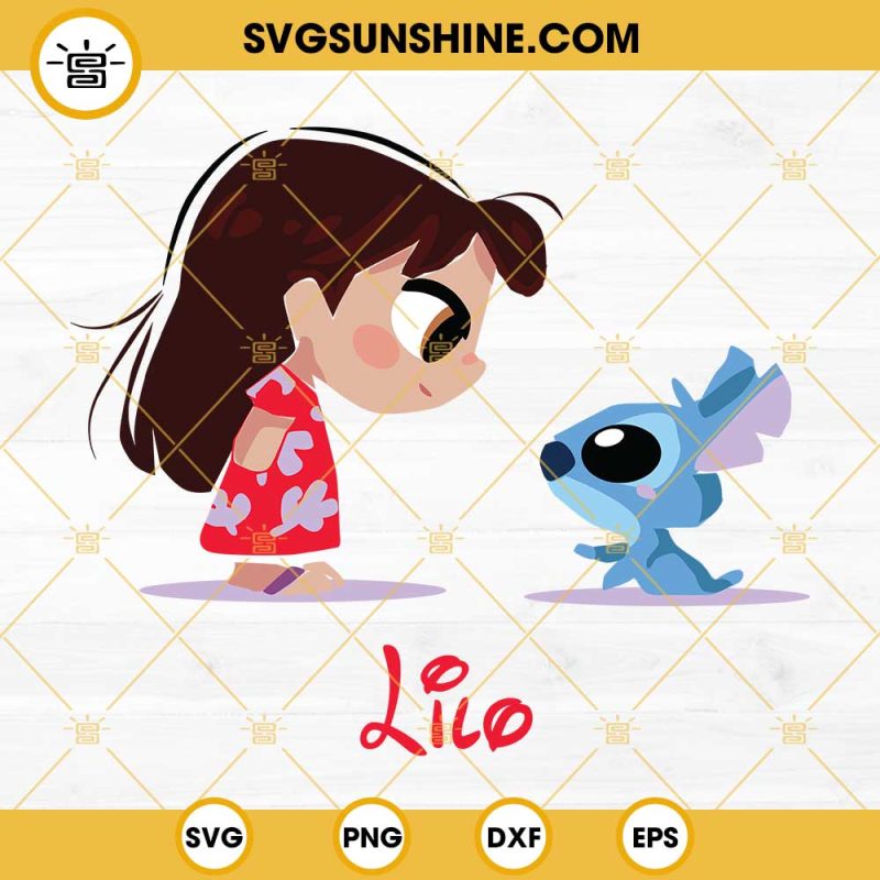 Lilo And Stitch Chibi Svg Stitch Disney Svg Png Dxf Eps Cricut