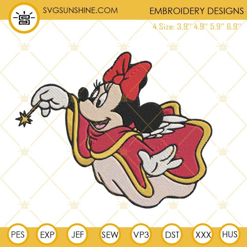 Minnie Mouse Angel Embroidery Designs Disney Minnie Embroidery Pattern