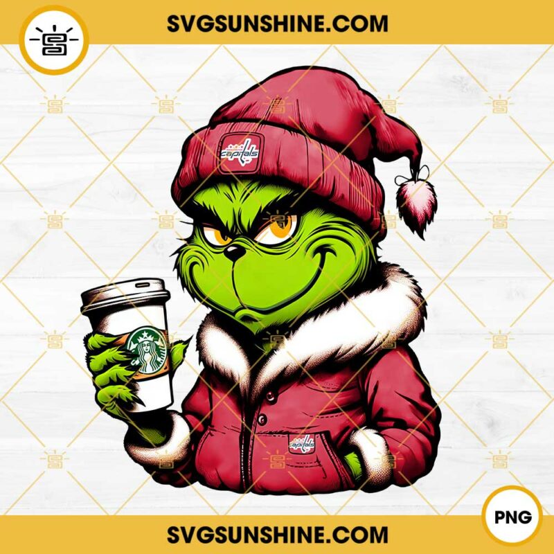 Grinch Washington Capitals Drink Starbucks PNG