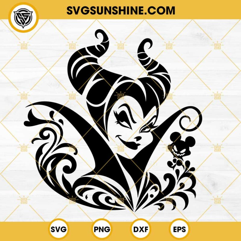 Maleficent Svg Zentangle Svg Sleeping Beauty Svg