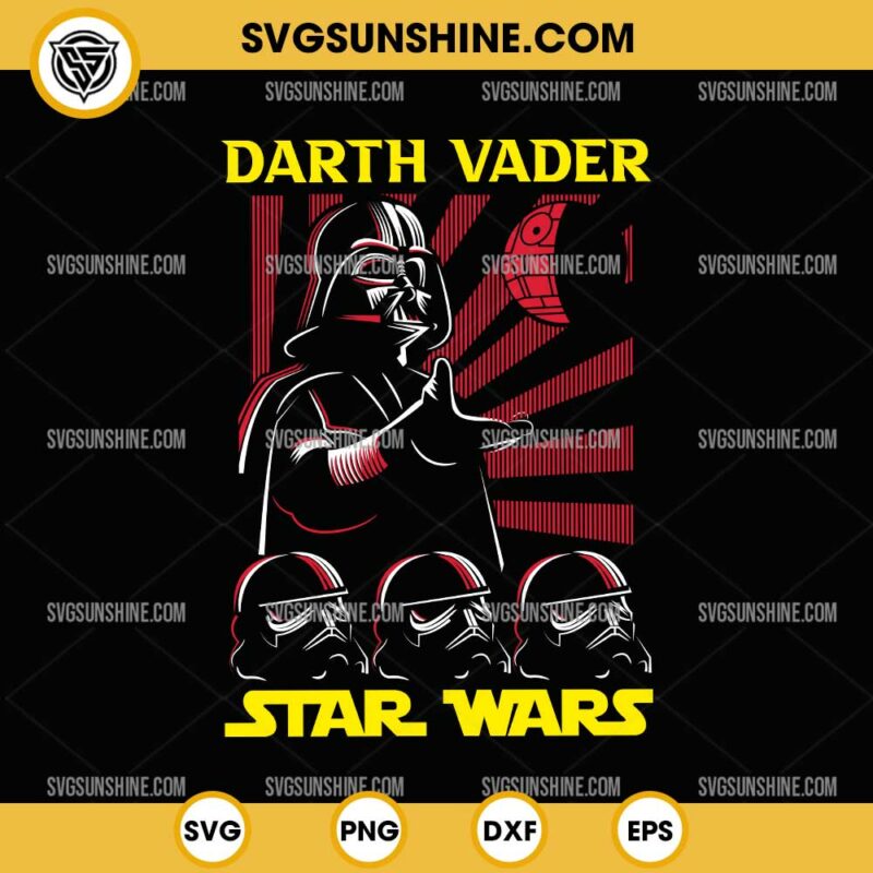 Star Wars Darth Vader Svg Darth Vader And Stormtroopers Svg Darth