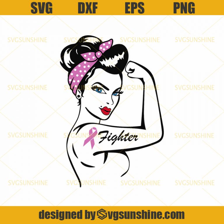 Rosie The Riveter Svg Believe Cancer Awareness Svg Believe Svg