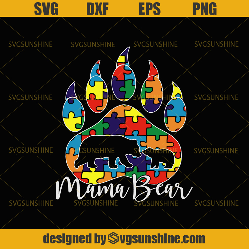 Download Autism svg, Mothers Day svg, Mama Bear Autism SVG, Mama ...