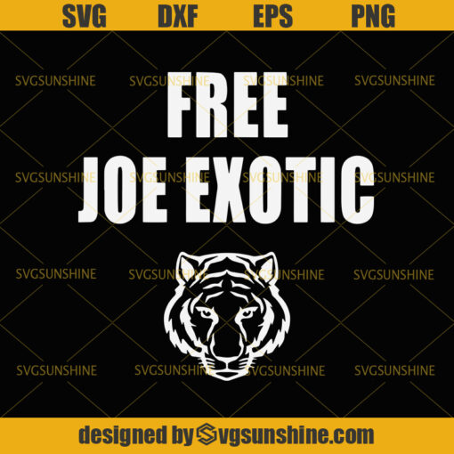 Free Joe Exotic SVG, Joe Exotic SVG, Tiger King SVG, King of the Tigers SVG