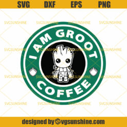 Groot SVG, Baby Groot SVG, I Am Groot Coffee SVG, Groot Coffee SVG