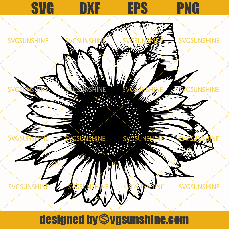 Sunflower SVG, Sunflower Cut File, Sunflower Shirt, Flower SVG - Sunshine