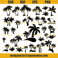 Palm Tree Svg, Summer Svg, Palm Cricut, Palm vector, Palm silhouette, Palm Tree Bundle svg