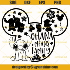 Ohana Means Family SVG, Lilo And Stitch SVG, Stitch SVG ...