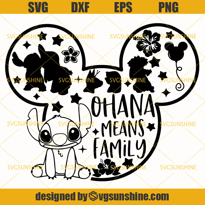 Free Free 106 Disney Stitch Ohana Stitch Outline Svg SVG PNG EPS DXF File