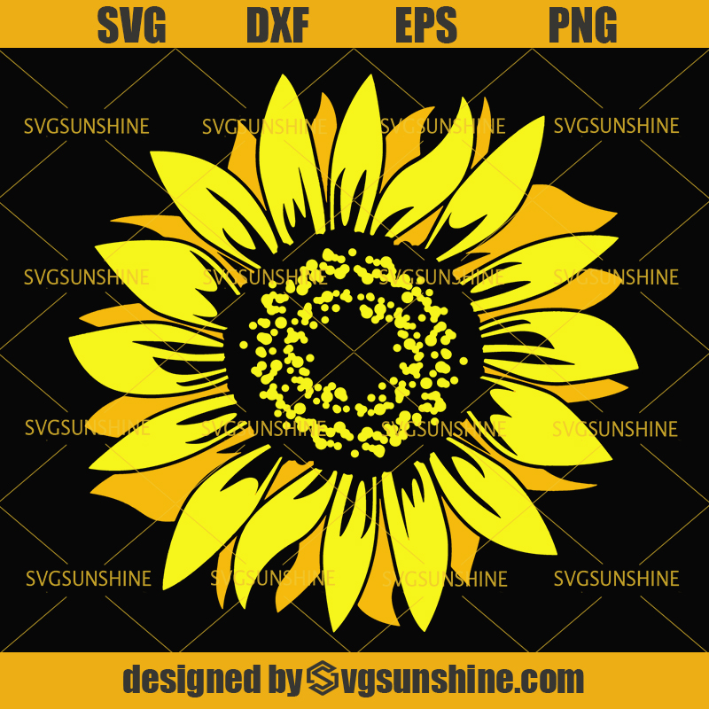 Sunflower SVG, Sunflower Cut File, Sunflower Shirt, Beautiful Sunflower