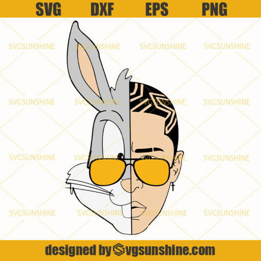Bad Bunny SVG, Bad Bunny Rapper SVG, Bad Boy SVG