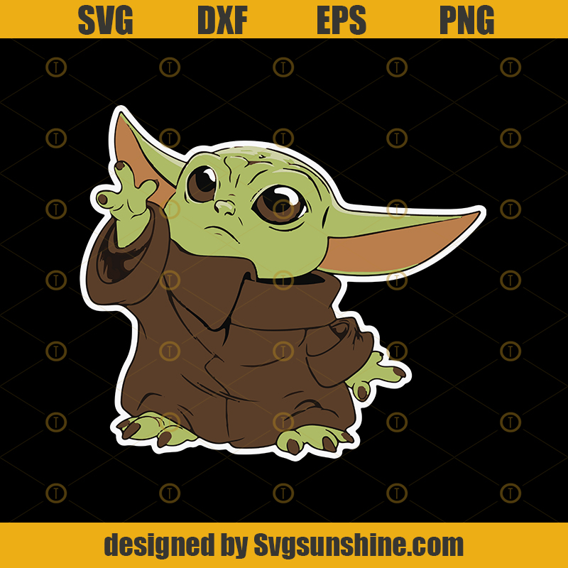 Free Free 302 Cartoon Baby Yoda Svg Free SVG PNG EPS DXF File