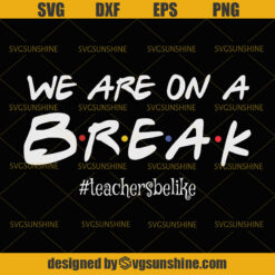 We are on a break svg, Teacher be like svg, Teacher svg, Funny Tearcher svg, Teacher saying svg