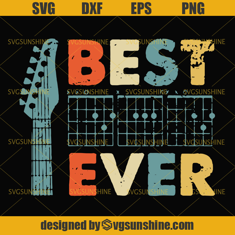 Download Guitar Best Dad Ever SVG, Classical Guitar SVG, Dad SVG ...