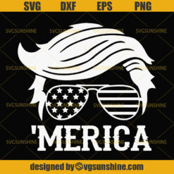 Trump 2020 SVG, Election 2020, Sunglasses American Flag SVG