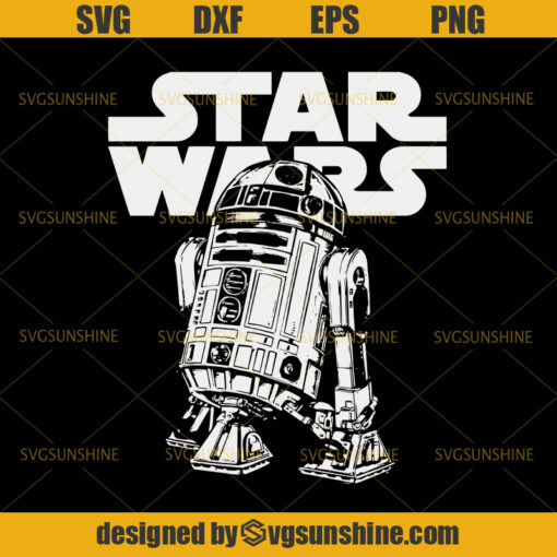 Star Wars SVG, Classic R2D2 SVG, Robot SVG