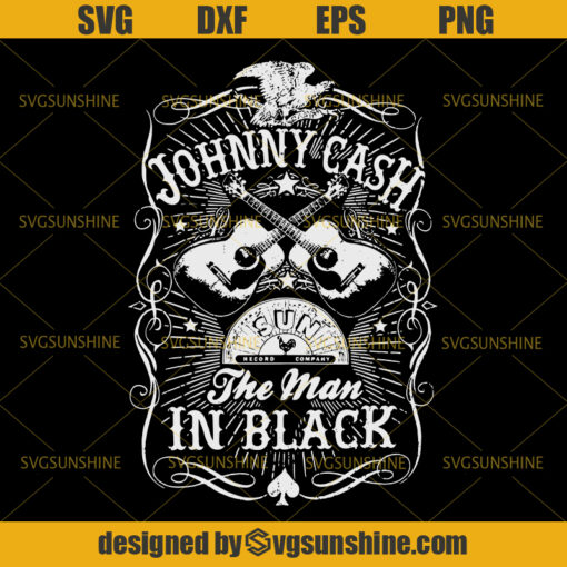 Johnny Cash Svg,Country Western Svg, Vintage Johnny Cash Leopard PNG