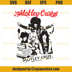 Motley Crue svg , Motley Crue Logo SVG, Ai, EPS, PNG Logo Brand cricut svg files Motley Crew, 80s Rock 90s, Rock n Roll bands hair band