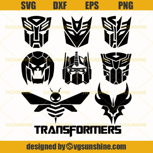 Transformers Svg Bunlde, Transformers Logo silhouette,Transformers vector clip art svg