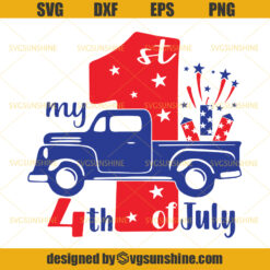 First 4th of July SVG, Baby SVG, Usa SVG, 4Th of July SVG, Patriotic SVG, Fourth of July SVG , American Flag SVG, Independence Day SVG