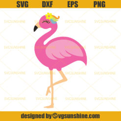 Flamingo SVG , Flamingo Clip Art , Pink Flamingo SVG, Summer SVG