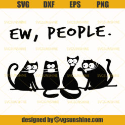 Cat Ew People Wears Mask Quarantined Svg, Cat Quarantined Svg , Cat With Mask Svg