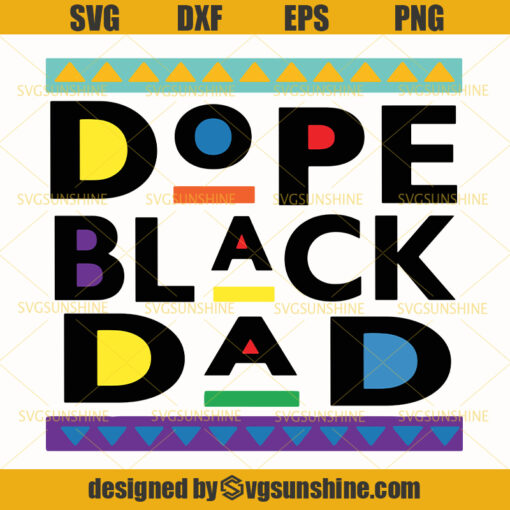Dope Black Dad Martin SVG, African American SVG, Black Father SVG