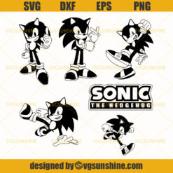 Sonic The Hedgehog Svg Bundle, Sonic New Movie Svg, Sonic Svg, Png, Dxf, Eps