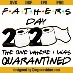 Fathers Day 2020 Toilet Paper The One Where I Was Quarantined Svg, Fathers Day Quarantined Svg