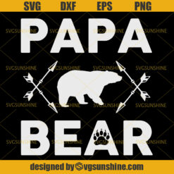 Papa Bear Camping Dad Svg, Papa Bear Svg, Dad Svg, Bear Svg, Fathers Day Svg