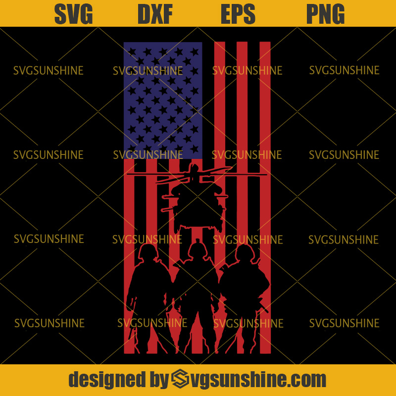 Download American Flag With Military SVG, Veterans Day SVG ...