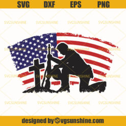 Fallen Soldier SVG, American Flag SVG, Veteran Day SVG, US Flag Military SVG, America Patriotic SVG, 4th Of July SVG