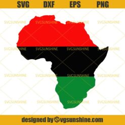Africa Map SVG, Black Power SVG, Africa SVG, Black History SVG DXF EPS PNG