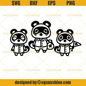 Download Timmy Tommy and Tom Nook Bundle SVG, Animal Crossing Cute ...