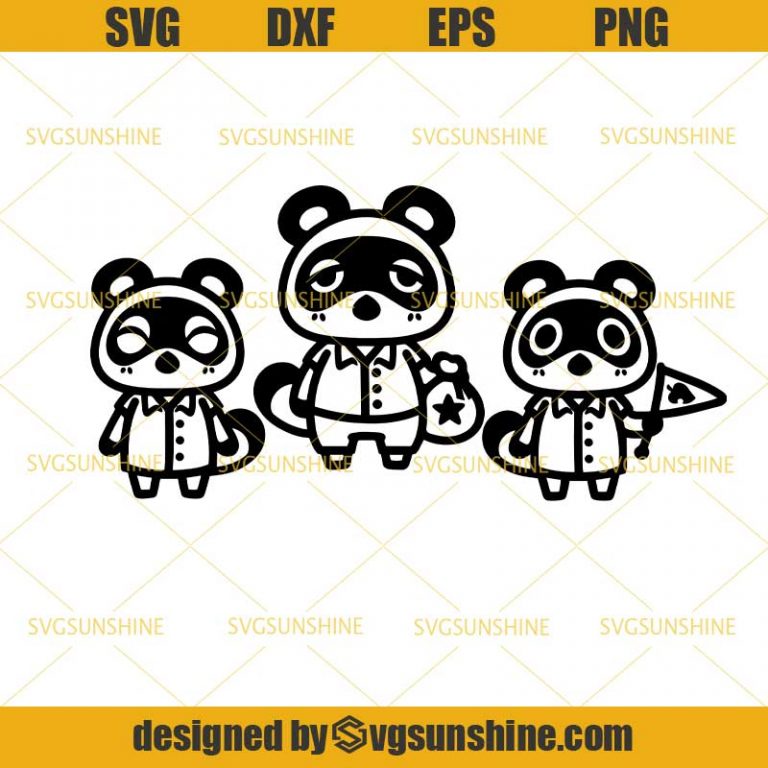 Download Timmy Tommy and Tom Nook Bundle SVG, Animal Crossing Cute SVG Digital Download - Svgsunshine