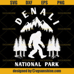 Big Foot Denali National Park SVG, Yeti SVG, Big Foot SVG