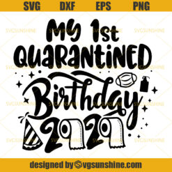 My 1st Quarantined Birthday 2020 Toilet Paper Svg, Funny Quarantine Birthday 2020 Svg, Quarantine Svg, First Birthday Svg